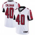 Atlanta Falcons #40 Derrick Coleman White Vapor Untouchable Limited Player NFL Jersey