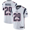 New England Patriots #29 Sony Michel White Vapor Untouchable Limited Player NFL Jersey