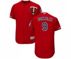 Minnesota Twins #9 Marwin Gonzalez Scarlet Alternate Flex Base Authentic Collection Baseball Jersey