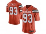 Cleveland Browns #93 Trevon Coley Game Orange Alternate NFL Jersey