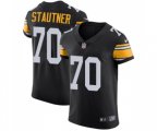 Pittsburgh Steelers #70 Ernie Stautner Black Alternate Vapor Untouchable Elite Player Football Jersey