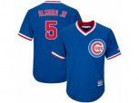 Chicago Cubs #5 Albert Almora Jr Replica Royal Blue Cooperstown Cool Base MLB Jersey