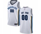 Memphis Grizzlies Customized Swingman White Basketball Jersey - Association Edition