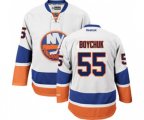 New York Islanders #55 Johnny Boychuk Authentic White Away NHL Jersey