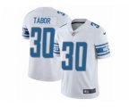 Detroit Lions #30 Teez Tabor Limited White Vapor Untouchable NFL Jersey