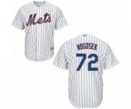 New York Mets Stephen Nogosek Replica White Home Cool Base Baseball Player Jersey
