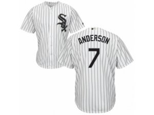 Chicago White Sox #7 Tim Anderson Replica White Home Cool Base MLB Jersey