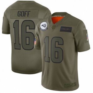 Los Angeles Rams #16 Jared Goff Limited Camo 2019 Salute to Service Football Jersey