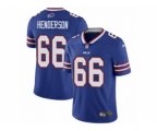 Buffalo Bills #66 Seantrel Henderson Vapor Untouchable Limited Royal Blue Team Color NFL Jersey