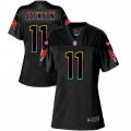 Women Tampa Bay Buccaneers #11 DeSean Jackson Game Black Fashion NFL Jersey