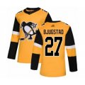 Pittsburgh Penguins #27 Nick Bjugstad Authentic Gold Alternate Hockey Jersey