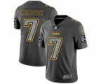 Pittsburgh Steelers #7 Ben Roethlisberger Limited Gray Static Fashion Limited Football Jersey