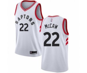 Toronto Raptors #22 Patrick McCaw Swingman White Basketball Jersey - Association Edition