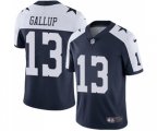 Dallas Cowboys #13 Michael Gallup Navy Blue Throwback Alternate Vapor Untouchable Limited Player Football Jersey