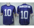 Minnesota Vikings #10 Fran Tarkenton Purple Throwback Jersey