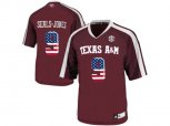 2016 US Flag Fashion 2016 Men'sTexas A&M Aggies Ricky Seals-Jones #9 College Football Authentic Jersey - Maroon