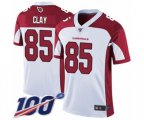 Arizona Cardinals #85 Charles Clay White Vapor Untouchable Limited Player 100th Season Football Jersey