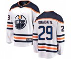 Edmonton Oilers #29 Leon Draisaitl Fanatics Branded White Away Breakaway NHL Jersey