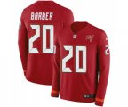 Tampa Bay Buccaneers #20 Ronde Barber Limited Red Therma Long Sleeve Football Jersey