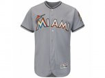 Miami Marlins Majestic Road Blank Gray Flex Base Authentic Collection Team Jersey