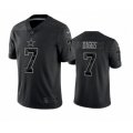 Dallas Cowboys #7 Trevon Diggs Black Reflective Limited Stitched Football Jersey