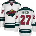 Minnesota Wild #27 Kyle Quincey Authentic White Away NHL Jersey