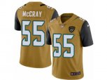 Jacksonville Jaguars #55 Lerentee McCray Limited Gold Rush Vapor Untouchable NFL Jersey