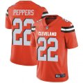 Cleveland Browns #22 Jabrill Peppers Orange Alternate Vapor Untouchable Limited Player NFL Jersey