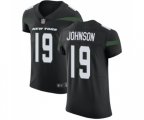 New York Jets #19 Keyshawn Johnson Black Alternate Vapor Untouchable Elite Player Football Jersey