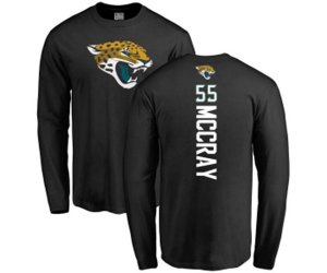 Jacksonville Jaguars #55 Lerentee McCray Black Backer Long Sleeve T-Shirt