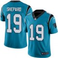 Carolina Panthers #19 Russell Shepard Blue Alternate Vapor Untouchable Limited Player NFL Jersey