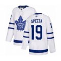 Toronto Maple Leafs #19 Jason Spezza Authentic White Away Hockey Jersey