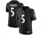 Baltimore Ravens #5 Joe Flacco Black Alternate Vapor Untouchable Limited Player Football Jersey