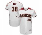 Arizona Diamondbacks #38 Robbie Ray White Home Authentic Collection Flex Base Baseball Jersey