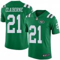 New York Jets #21 Morris Claiborne Limited Green Rush Vapor Untouchable NFL Jersey