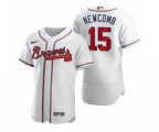 Atlanta Braves #15 Sean Newcomb Nike White 2020 Authentic Jersey