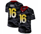 Los Angeles Rams #16 Goff 2020 Camo Salute to Service Limited Jersey