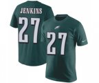 Philadelphia Eagles #27 Malcolm Jenkins Green Rush Pride Name & Number T-Shirt