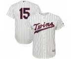 Minnesota Twins #15 Jason Castro Replica Cream Alternate Cool Base Baseball Jersey