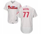 Philadelphia Phillies Adonis Medina White Home Flex Base Authentic Collection Baseball Player Jersey