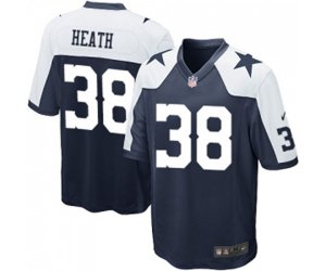 Dallas Cowboys #38 Jeff Heath Game Navy Blue Throwback Alternate Football Jersey