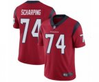 Houston Texans #74 Max Scharping Red Alternate Vapor Untouchable Limited Player Football Jersey