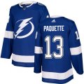 Tampa Bay Lightning #13 Cedric Paquette Premier Royal Blue Home NHL Jersey