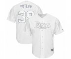 Tampa Bay Rays #39 Kevin Kiermaier Outlaw Authentic White 2019 Players Weekend Baseball Jersey