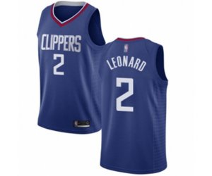Los Angeles Clippers #2 Kawhi Leonard Swingman Blue Basketball Jersey - Icon Edition