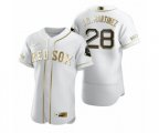 Boston Red Sox J.D. Martinez Nike White Authentic Golden Edition Jersey