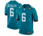 Jacksonville Jaguars #6 Cody Kessler Game Teal Green Alternate Football Jersey