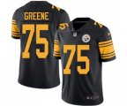 Pittsburgh Steelers #75 Joe Greene Limited Black Rush Vapor Untouchable Football Jersey