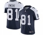 Dallas Cowboys #81 Terrell Owens Navy Blue Throwback Alternate Vapor Untouchable Limited Player Football Jersey