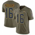 Los Angeles Chargers #16 Tyrell Williams Limited Olive 2017 Salute to Service NFL Jersey